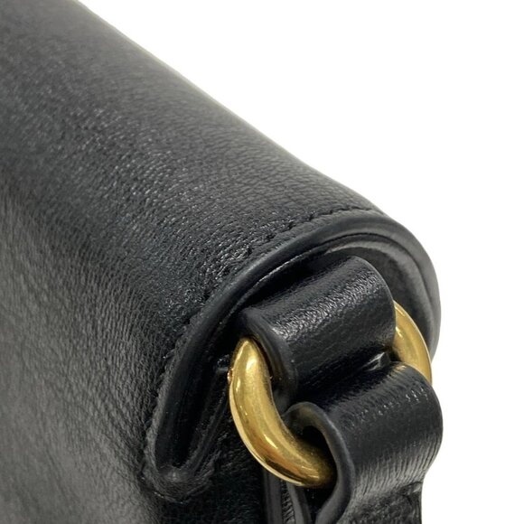 Auth GUCCI GG Marmont Black Leather Shoulder Bag - Picture 8 of 16